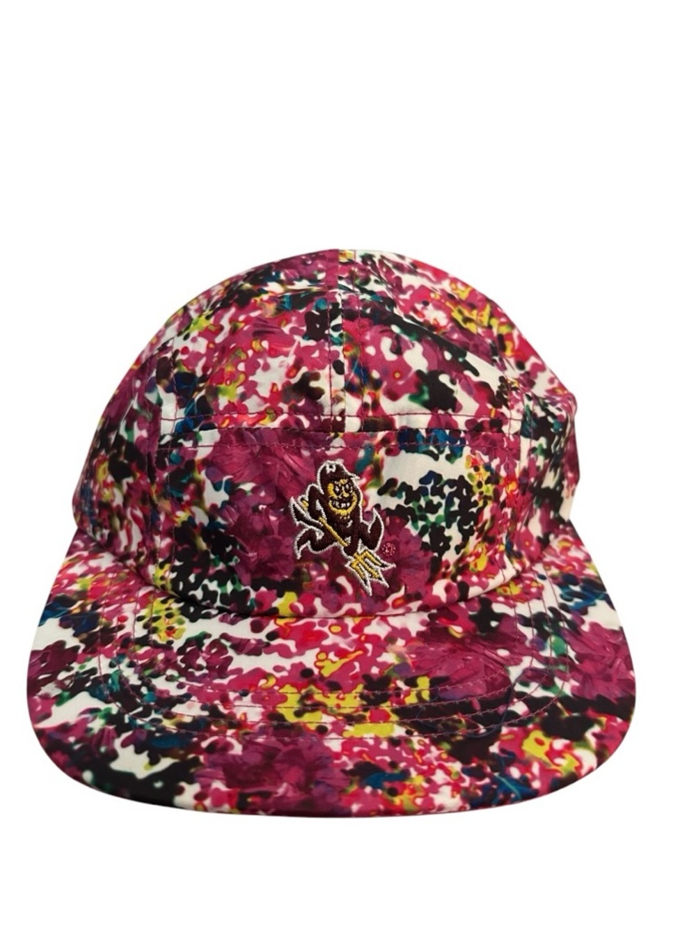 Adidas Climalite Floral Snapback Hat One Size Pink Multicolor - Picture 1 of 6